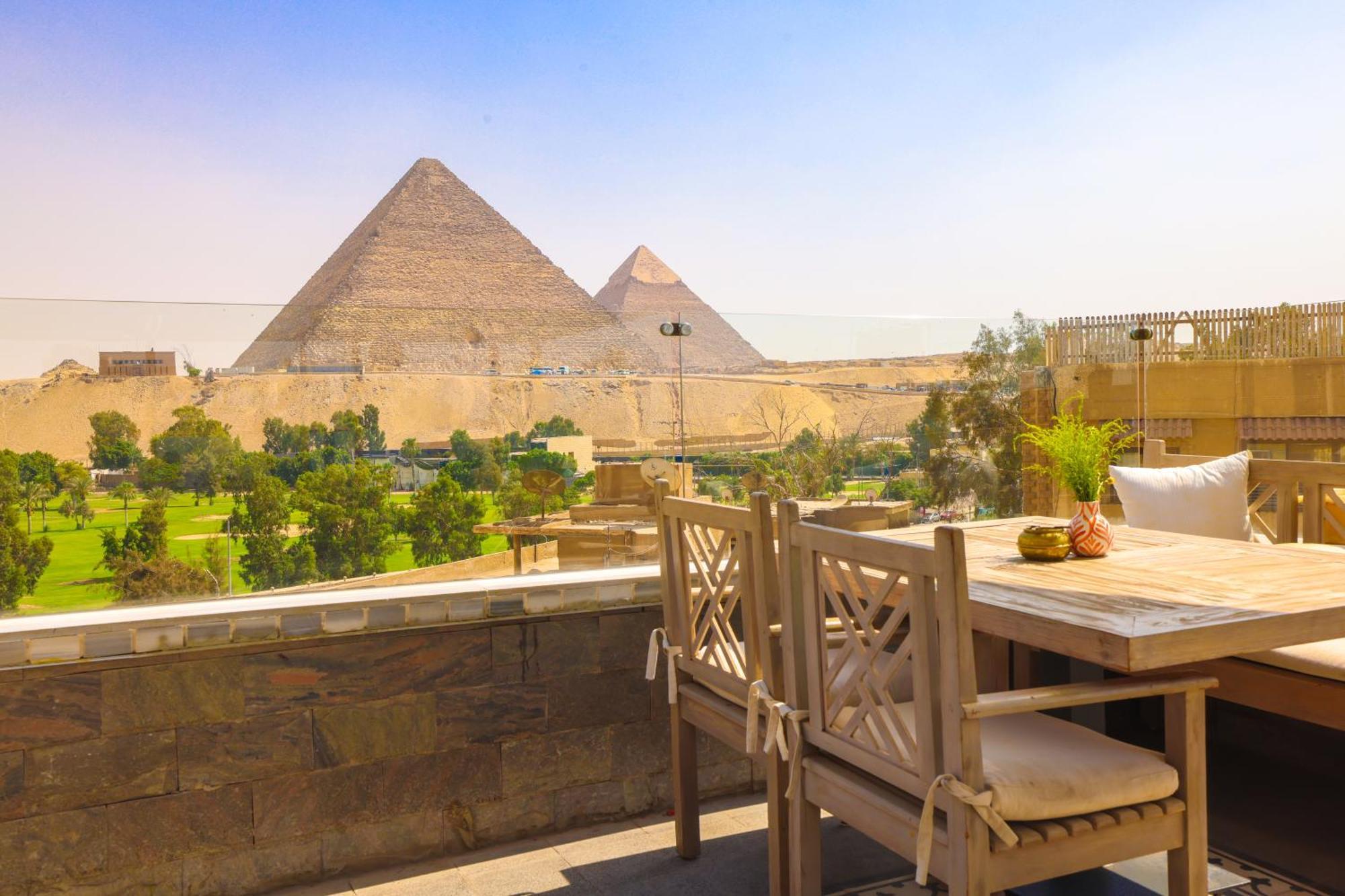 Onyx Pyramids Boutique Hotel Al Kawm al Akhdar Dış mekan fotoğraf